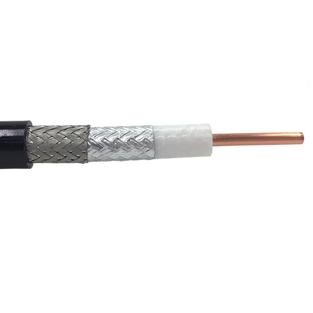 Raynool Coaxial Cable Low Loss 400 LMR400 RG8 Low Loss Coax cable Tinned Plated Copper braiding PE LSZH jacket
