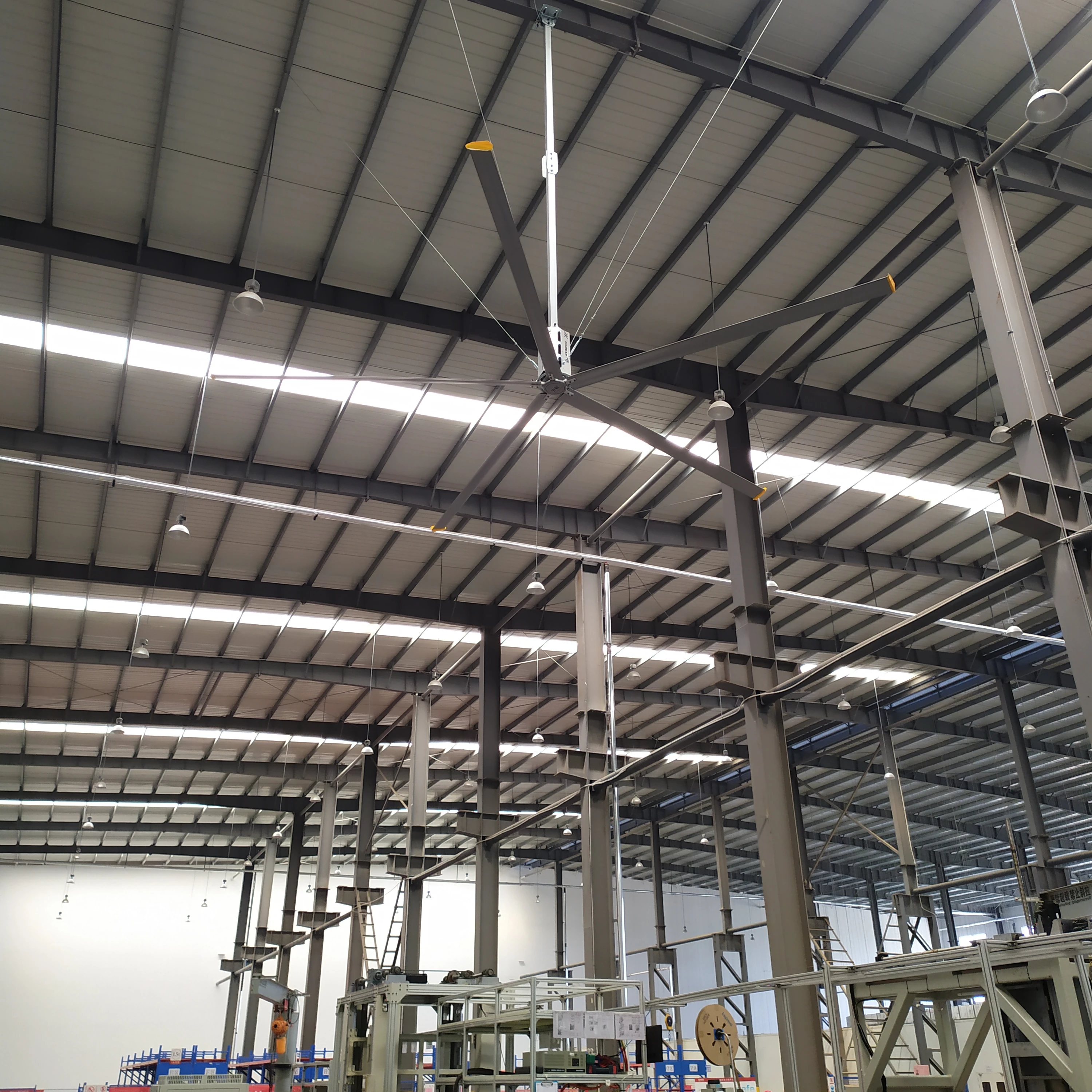 Широкие наружные вентиляторы Kale, промышленный потолочный вентилятор HVLS 24 фута 7,3 м