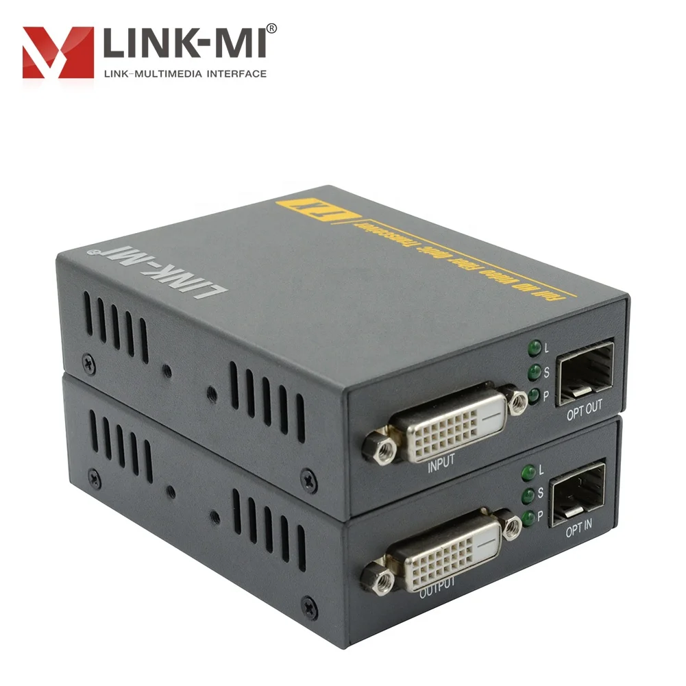 Оптоволоконный удлинитель DVI 2 км 4K * 2K DVI с поддержкой c-o-p-y EDID/pass-thru ESD система автоматического подключения видеоисточника 3840x2160