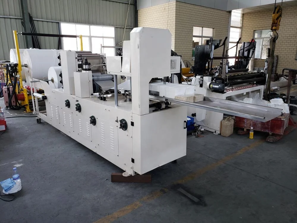 
Table Serviette Tissue Paper Napkin Folding Machine 