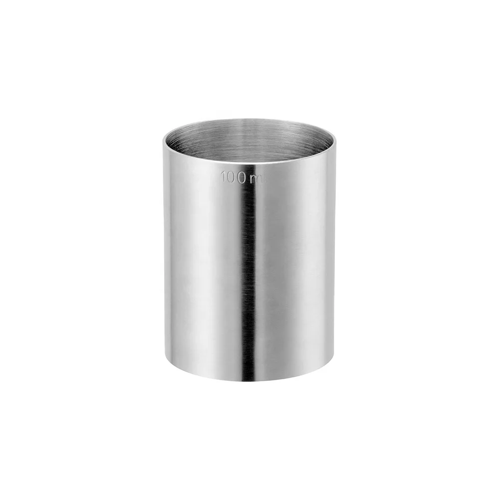 EFINE Stainless Steel Shot Glass 100ml Straight Shaker Jigger Custom Bar Accessories