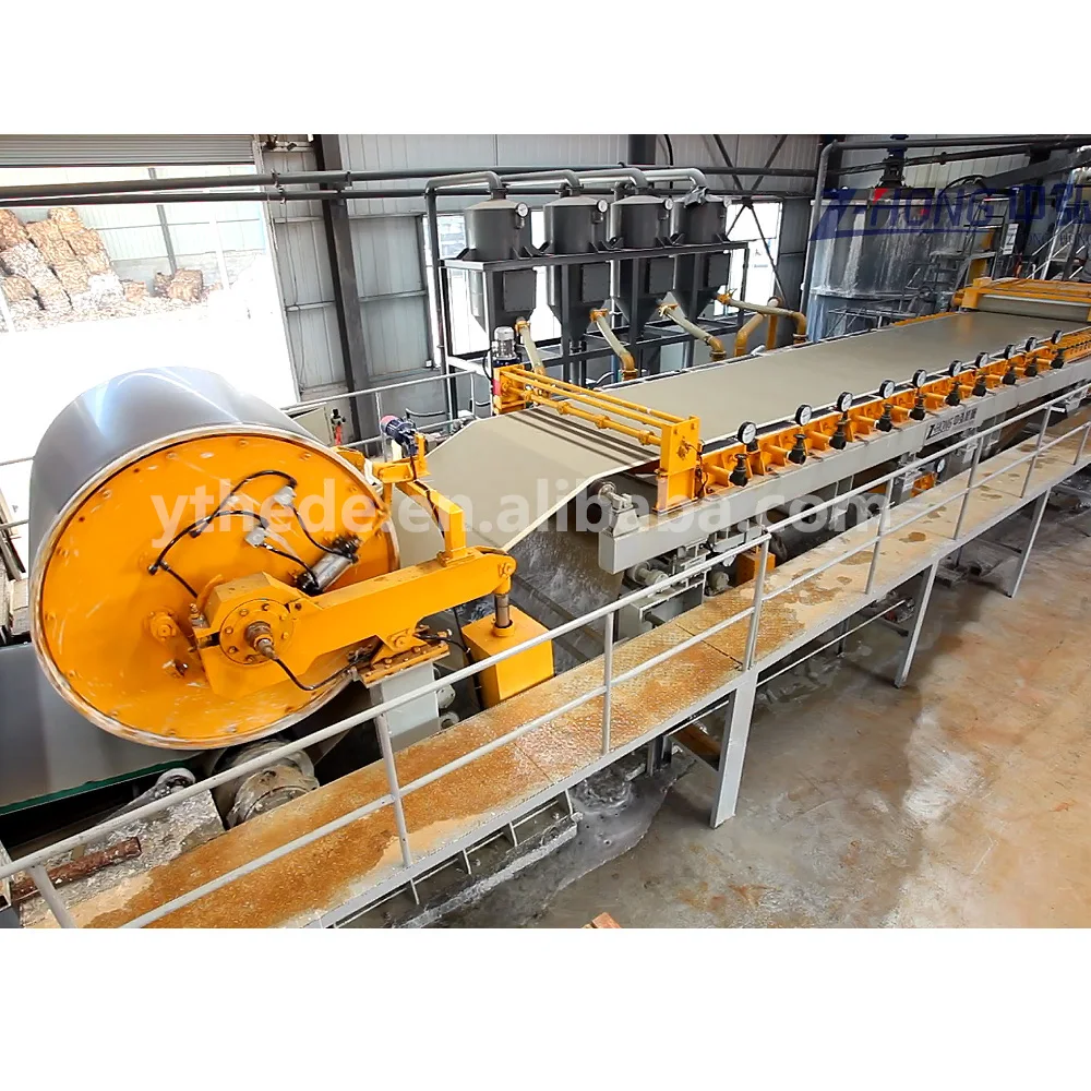 Automatic Calcium Silicate Board Production Machine FC Board Making Machine Decorative Interior Wall Board Machine