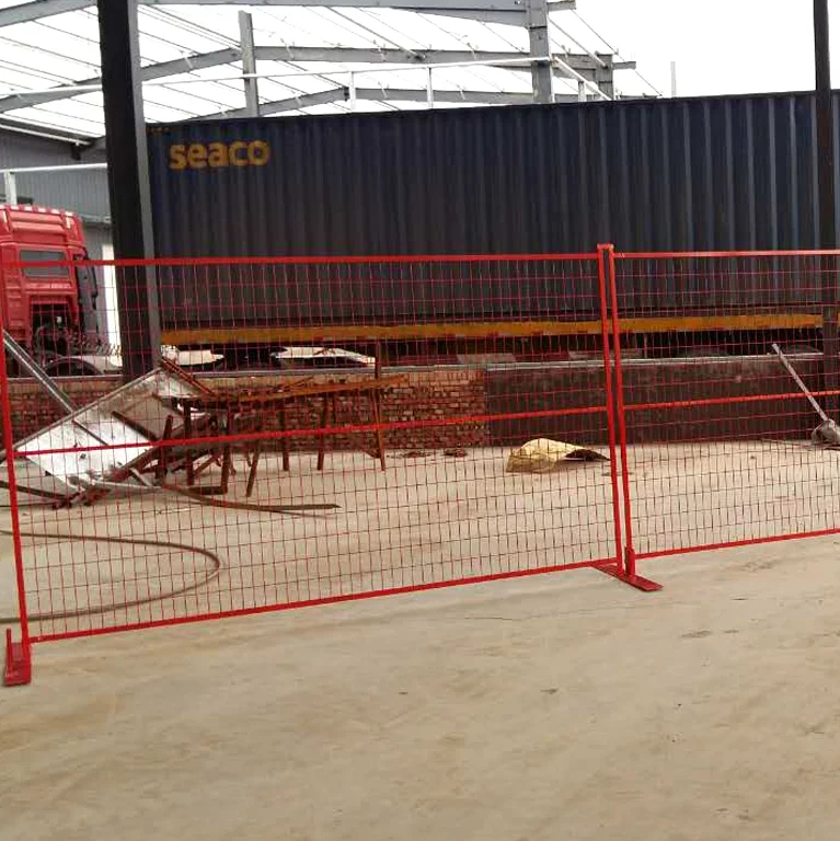 Heavy Duty Galvanized Welded Wire Outdoor Portable Ca Event Metal 6x9.5 Canada Temporary Fence Panel for Construction Site