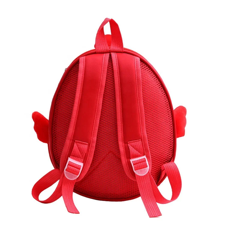 2021 custom logo waterproof pvc cartoon 3d egg round shape school bags for girls kids backpack