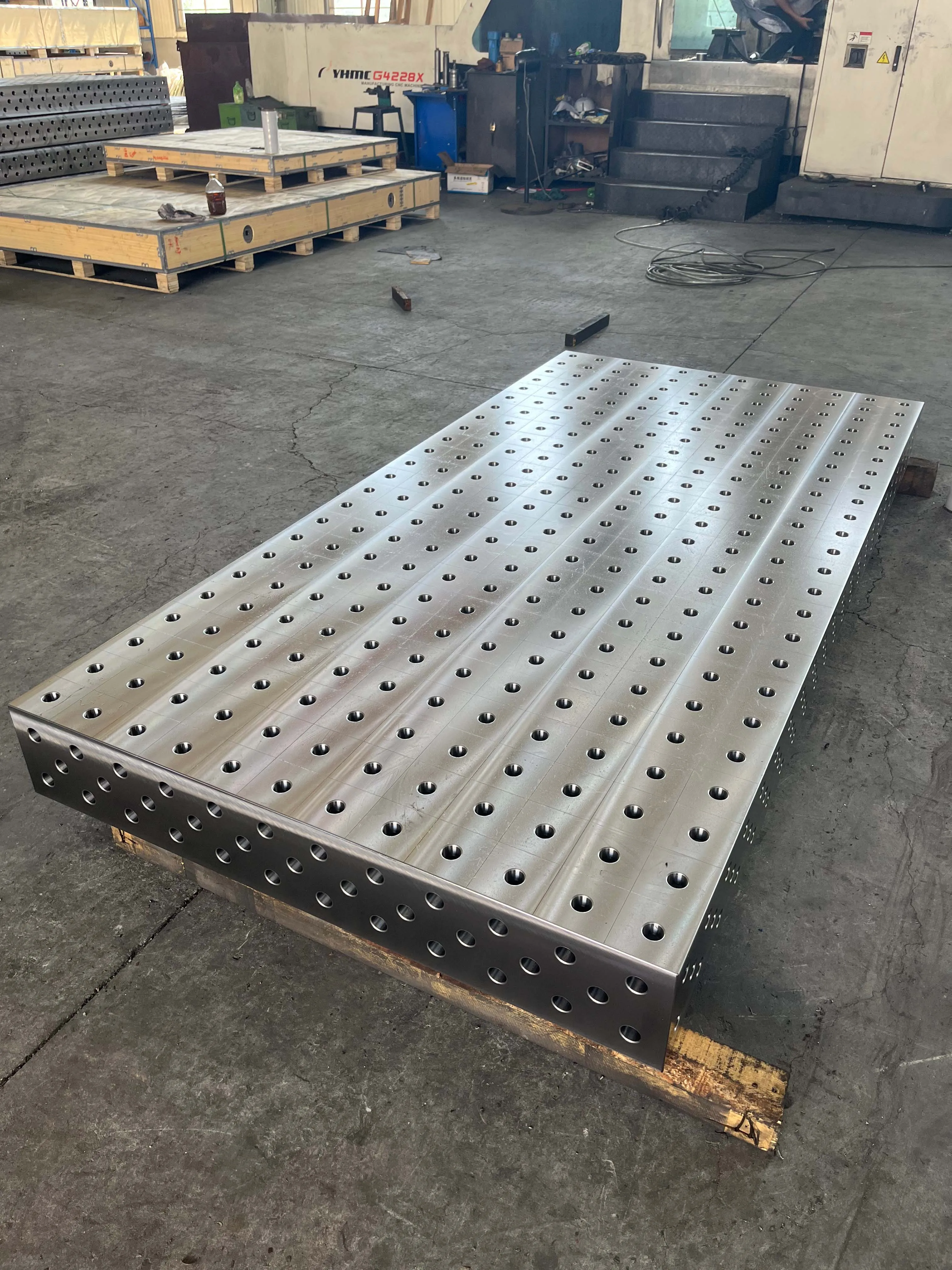 Factory produce Best sell cast iron or Q345 steel 3D welding table and Fixture table clamps with nitrided and jig system