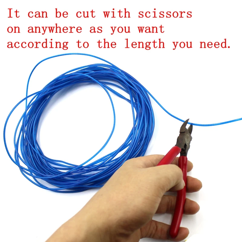 Flexible Neon Light 1M/2M/3M/5M/10M EL Wire Led Neon Dance Party Atmosphere Decor Lamp RopeTube Waterproof Multicolor Led Strip