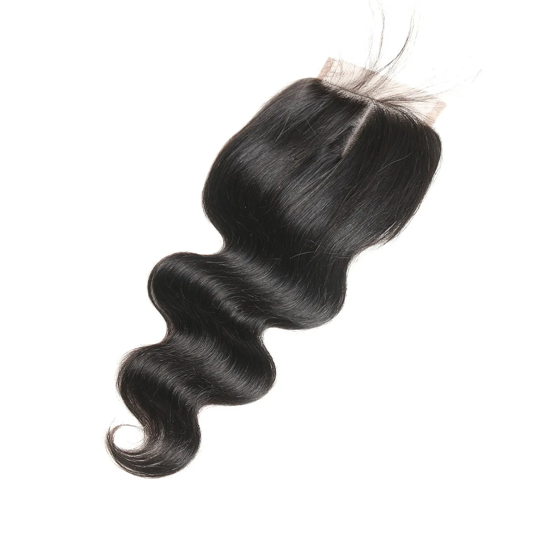 Human Hair Lace Closure 4*4 Size Body With Baby