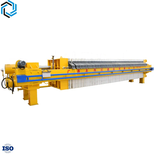 Model 1250 embedded undercurrent washable diaphragm filter press