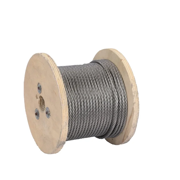 Hot Sell 7*19 2mm 304/316 Stainless Steel Wire Rope for handrail