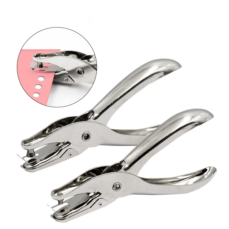 Big small 6mm 3mm 6 holes metal heavy duty hole puncher for paper