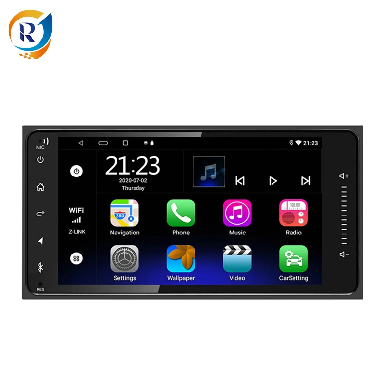 MP5 Android Navigator MP5 BT Phone Connected car Radio monitor gps mirror 2 din double car monitor