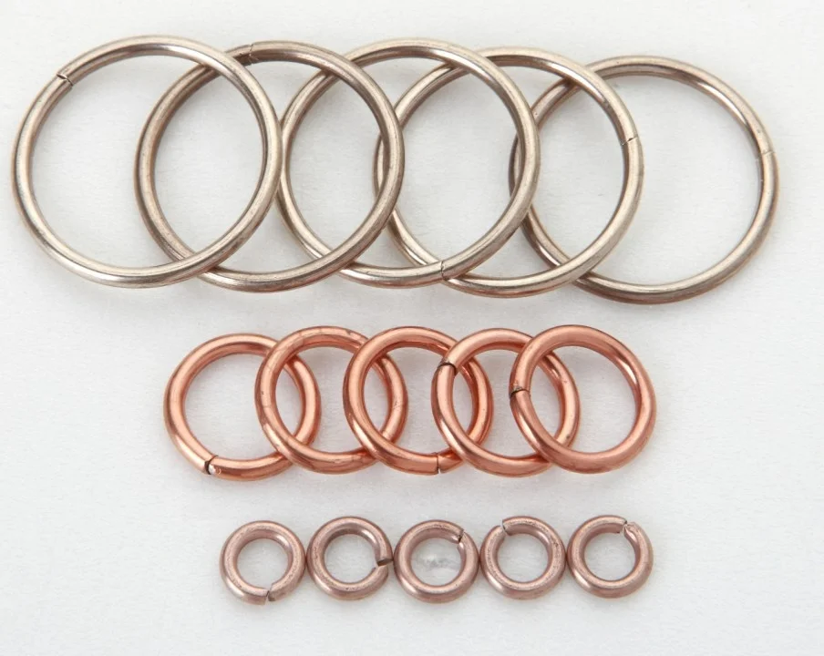 Copper Brazing Ring For Brazing Iron With Steel