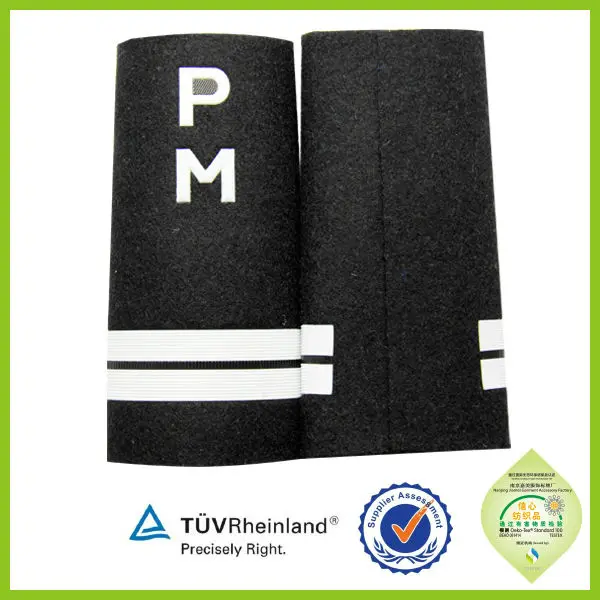 Custom Military Uniform Epaulette Shoulder Badge Collar Badge Wholesales from China Factory Jiamei Army Security Silicone Free