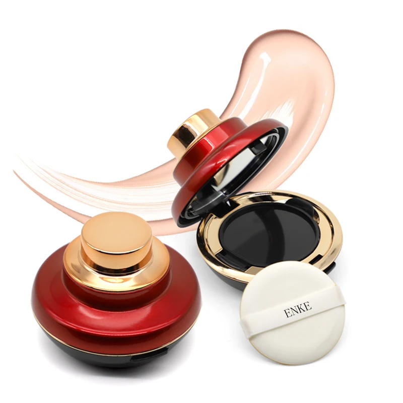 
New design portable empty bb cushion compact case powder case cosmetic with mirror 