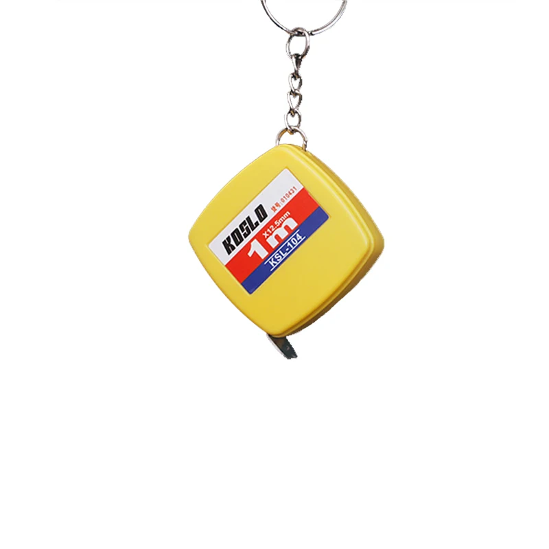 Tape Measure Retractable Measuring Tape Portable 1M Small With Keychain Mini Tape Measure Customized Logo