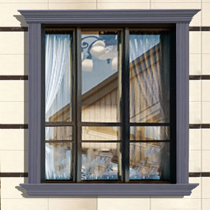 Building exterior wall decoration window cornic