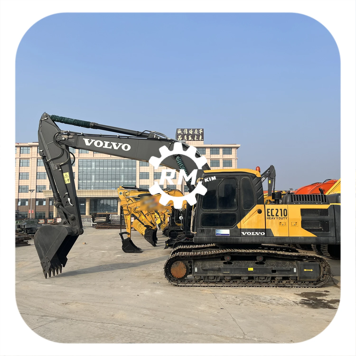 Экскаватор VOLVOEC210 шведский использованный Volvo EC210 EC210b EC210D экскаватор volvo ec210 регулирующий клапан лидер продаж