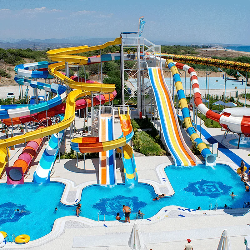 Water House Water Playground Big Water Park Slide Fiberglass Aqua Park Equipment