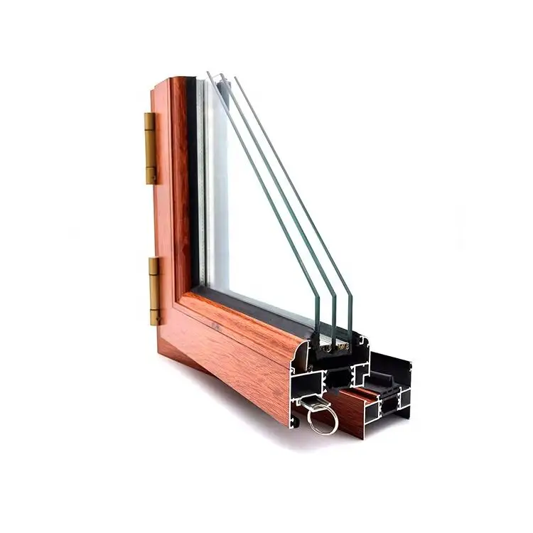 China Supplier Custom thermal Break bridge Aluminum Profile Casement Windows and sliding door