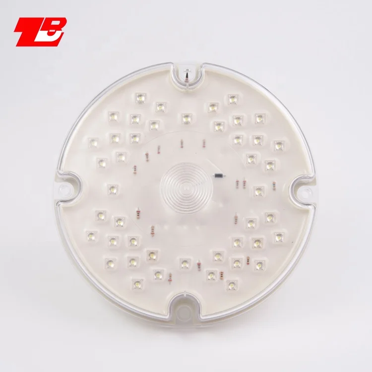 12V желтый красный круглый 7 дюймов автобус задний фонарь