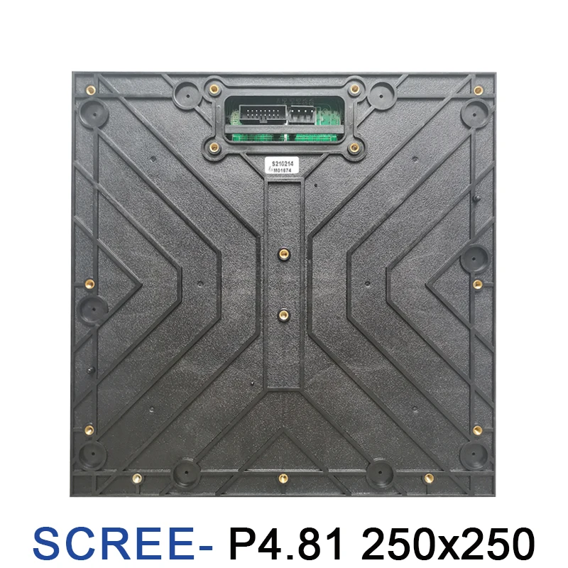 Popular waterproof outdoor P4.81 rental led panel advertising wall 250*250mm