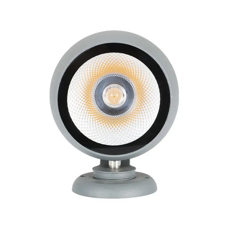 Cast Aluminum And Tempered Glass Home Led Spot Lanp Solar Projection Lights