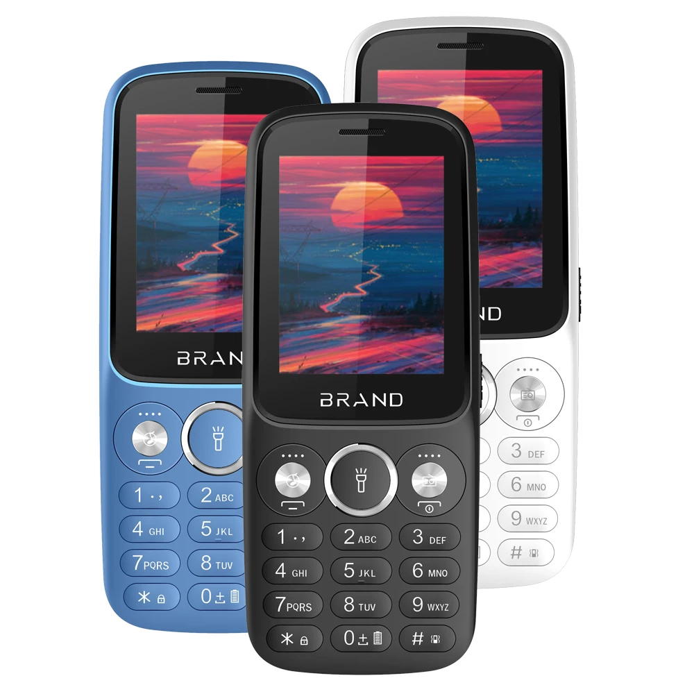 Дешевый чипсет SC6531 2 4 дюйма базовая функция 2G телефон с беспроводным FM BT для рынка Африки
