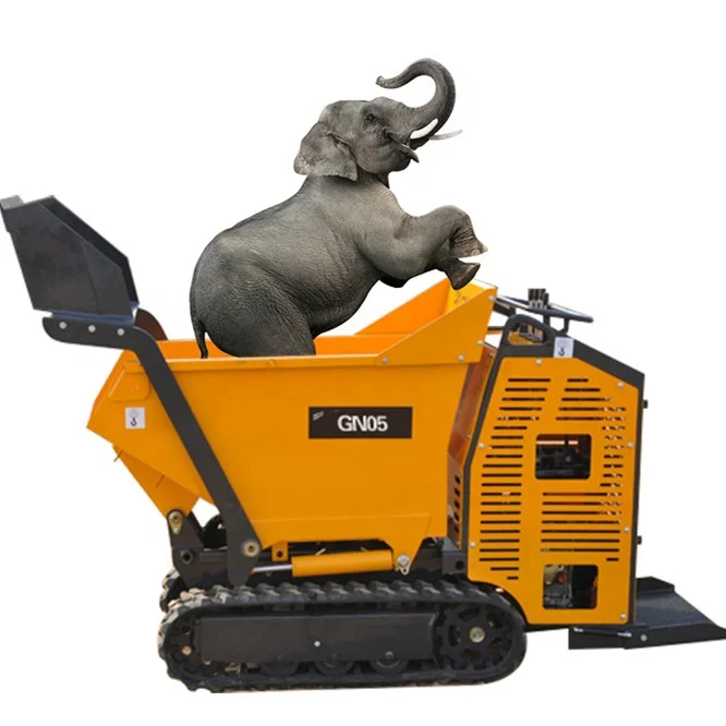 cheap 800kg  mini self load dumper crawler type china factory direct sale