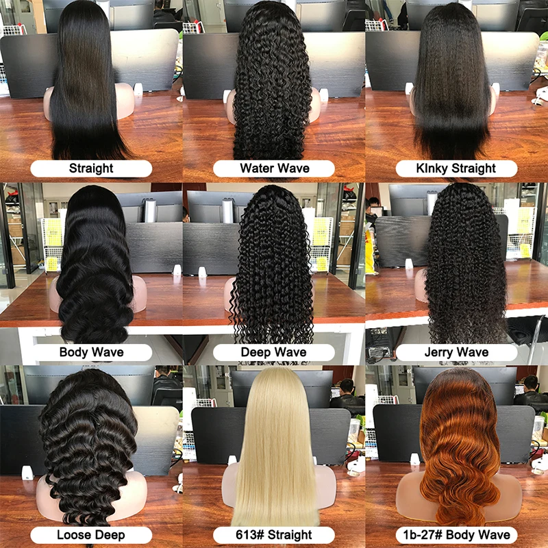 
Cheap brazilian 150% 13*4 lace front real hair wig, pre plucked frontal water wave wig,100 human wigs virgin hair lace front 