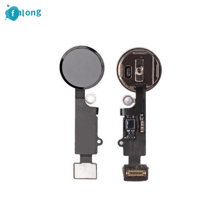 Home Button Flex Cable For iPhone 7 8 Plus Home Button With Flex Cable No Touch ID Fingerprint Function Replacement Parts