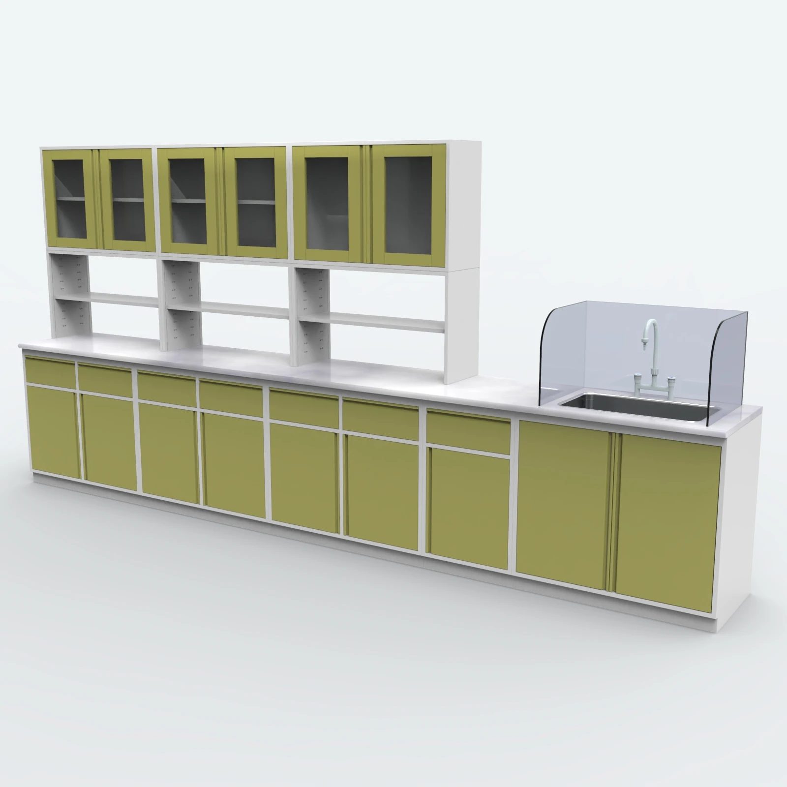 
Customized Modern Colorful Hospital Furniture Clinic Medical Storge Treatment Cabinet 
