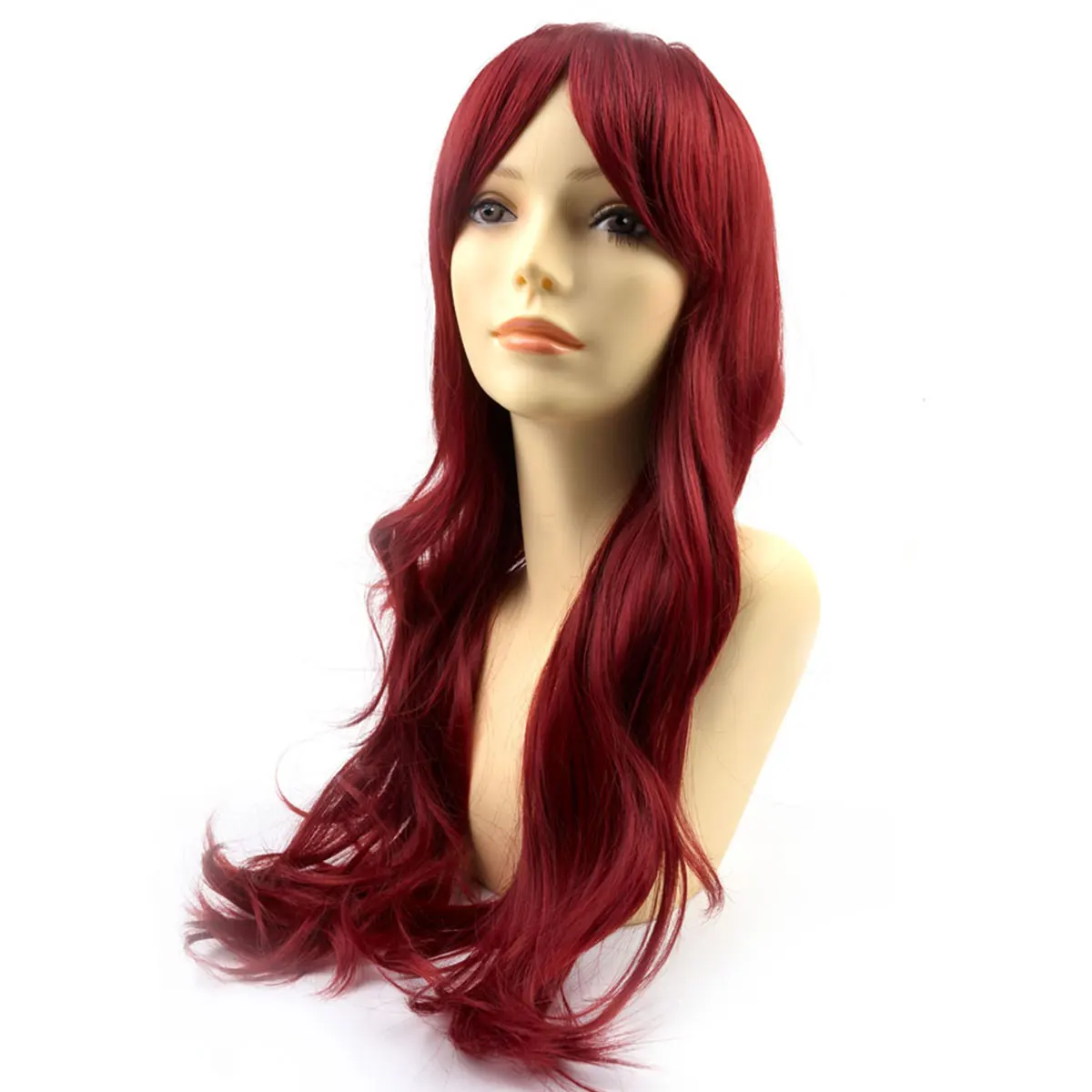 Long Wavy African American Synthetic Hair Purple Wig Heat Resistant Cosplay Synthetic Ladies wigs