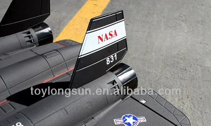 2.4G fastest speed toy in the world SR71 Rc airplane