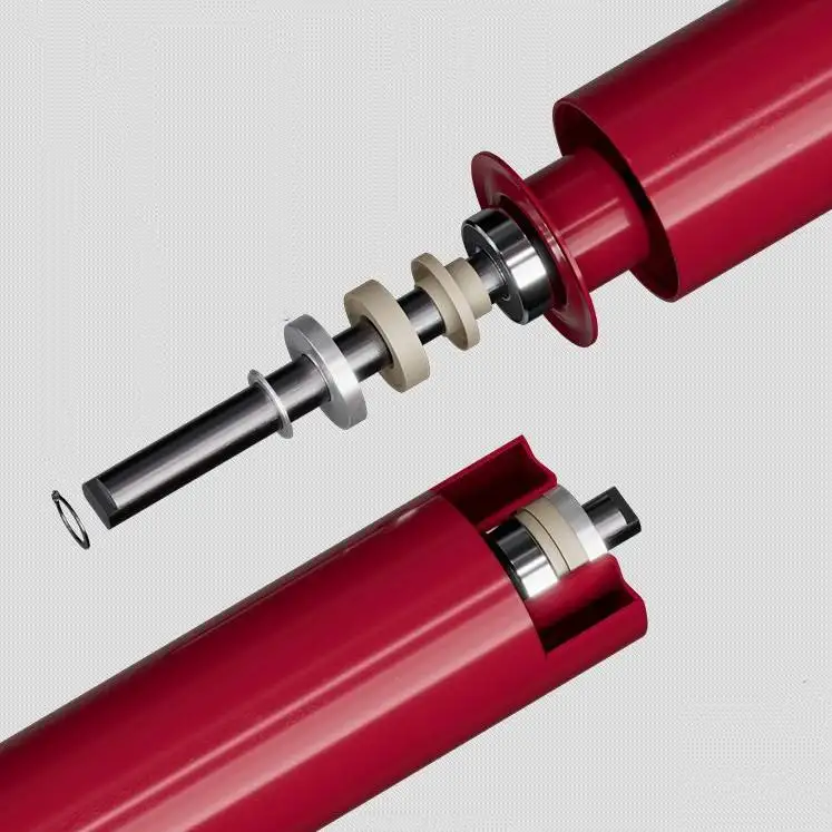 Conveyor Belt Trough Idler Rollers Set With Frame Mining Coal Heavy Duty Steel Carrying Roller Conveyor Parts Gravity Conveyor