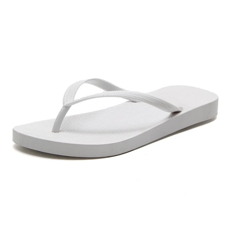 Women Flip Flops Summer Ladies Girls Non-slip Beach Slippers Fashion Casual White Flip flops