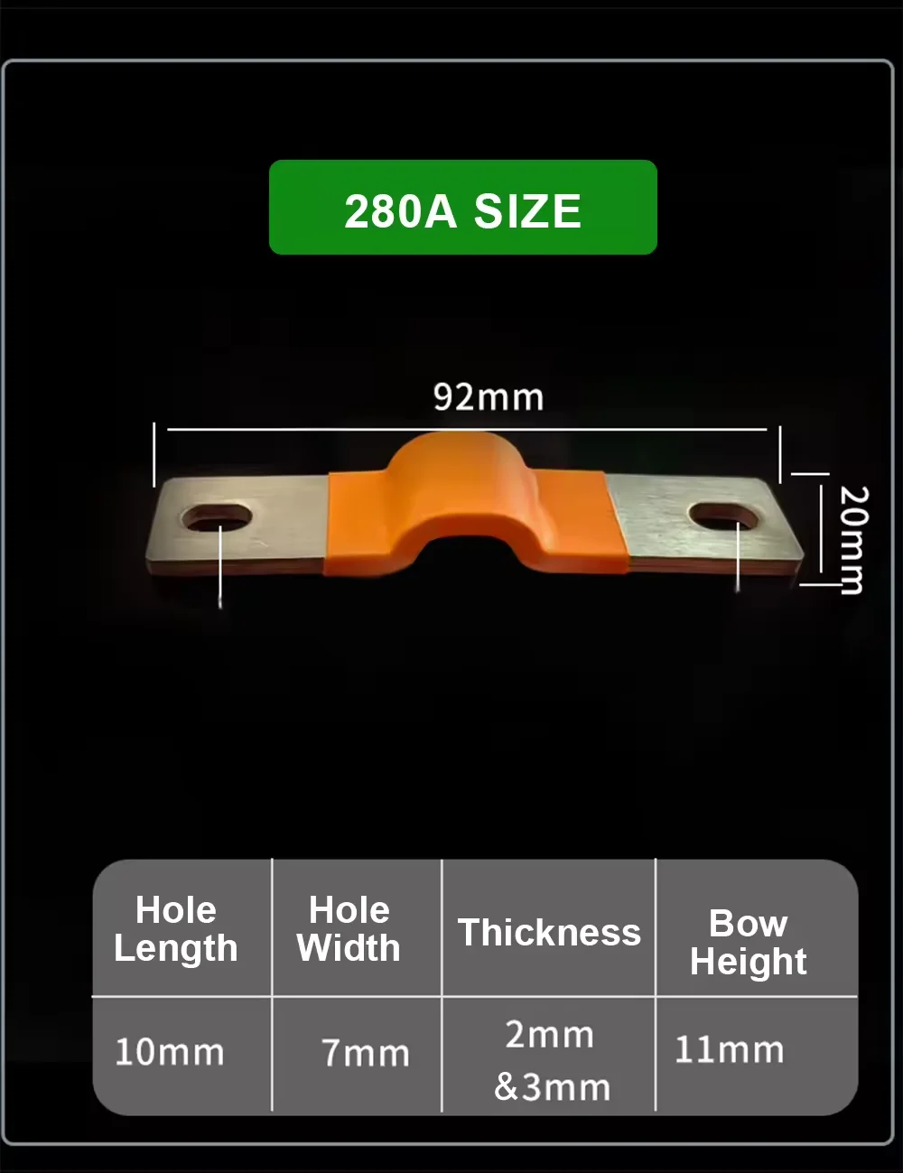 Flexible Busbar 280Ah Terminal Bus Bar 100A Insulator 12V 400A 74mm M6 Bus Bars Busbars Lifepo4 24V 200Ah Cover Connector 320Ah