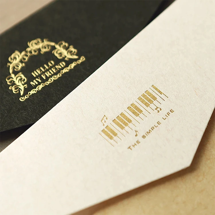 Luxury exquisite good quality wedding greeting gift card kraft paper envelope