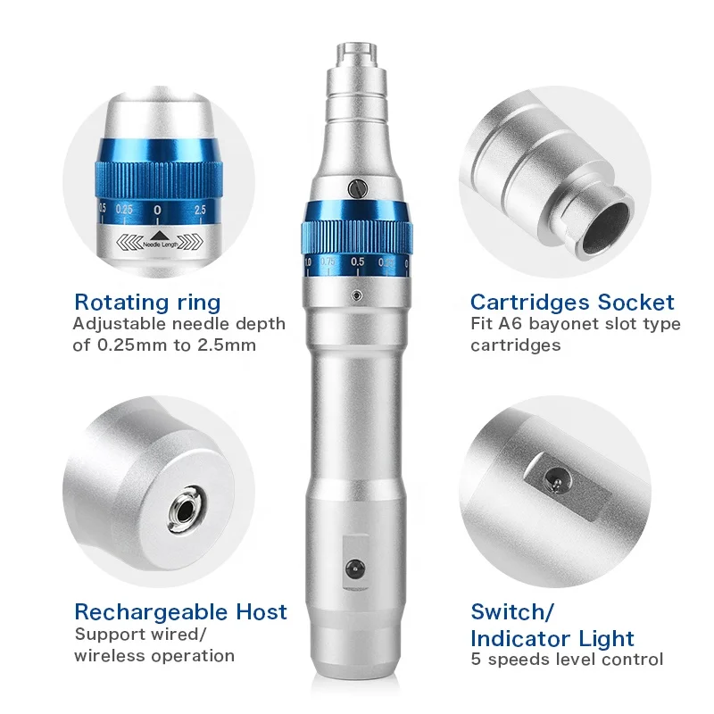 
Dr.pen A6 dermapen needles cartridges 1 3 5 7 9 12 24 36 42 pins nano A6 derma pen 