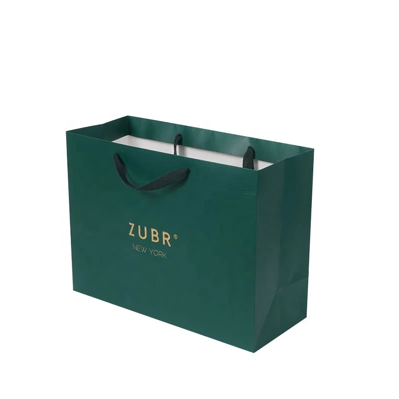 China Factory Wholesale Price Custom clothing Drawstring Luxury Shopping Bag Paper Bags With Your Own Logo Handle