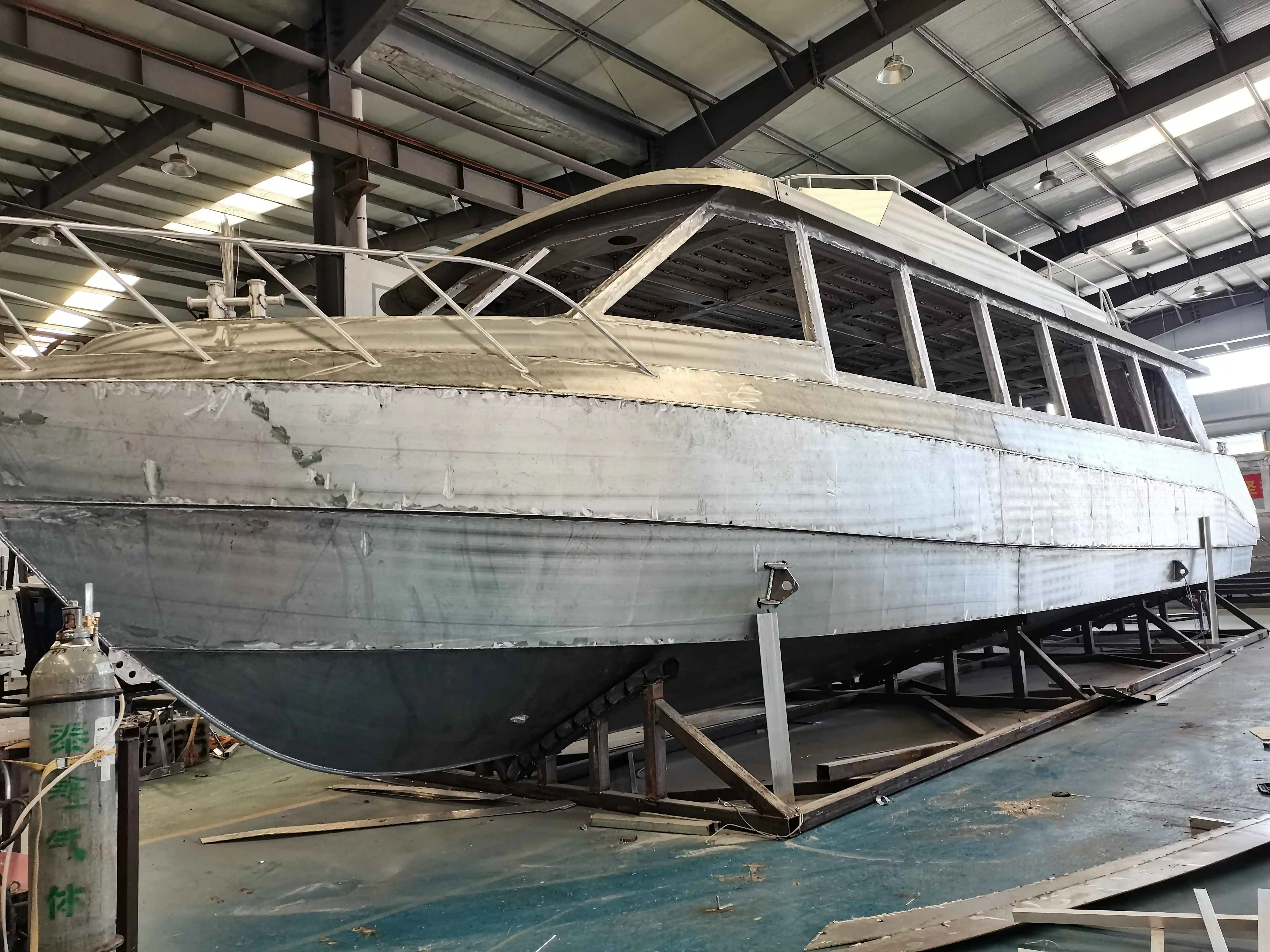 58ft 17.6m fully welded aluminum alloy passenger boat ferry ship for sale