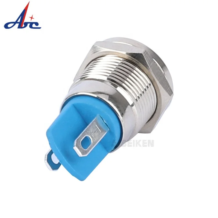 12mm panel metal pilot light dash board instrument 220v 110v 24v 12v led mini indicator light with terminal pins