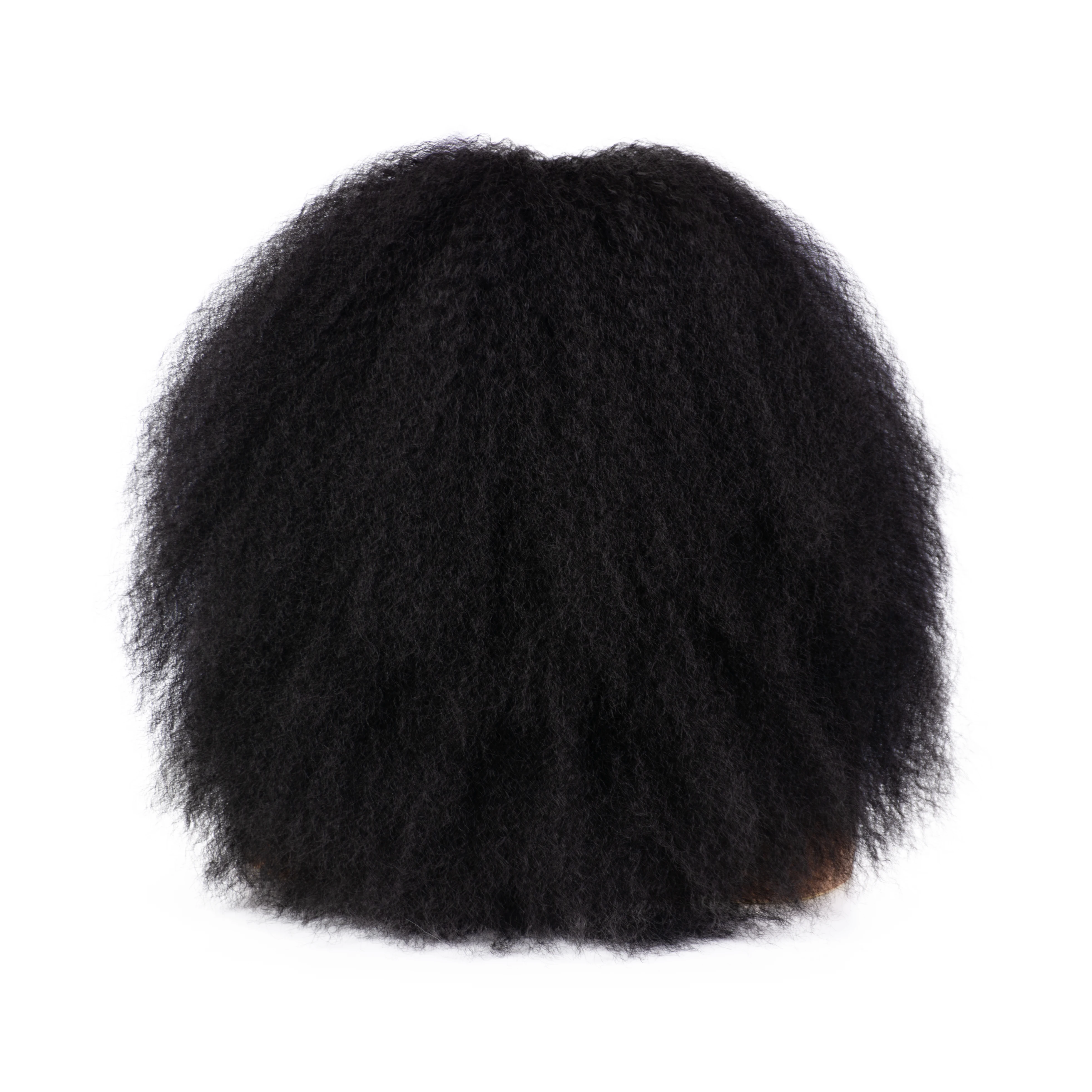 aishilihair long straight headband wigs with kinky hair for black woman synthetic heat resistant fiber