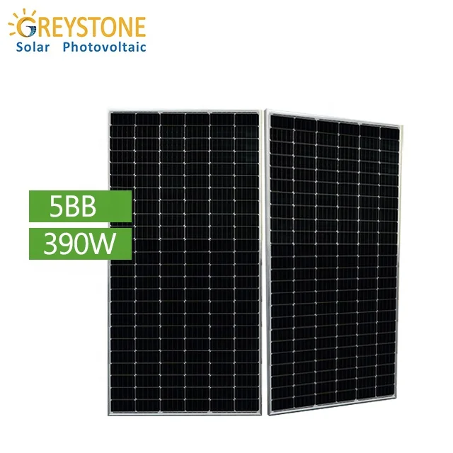 GREYSTONE 390w 144 сотовый половина сотовый 5BB солнечной батареи солнечной энергии панель для повседневной носки, так и для 1 мВт коммерческого на сетке и гибридная система
