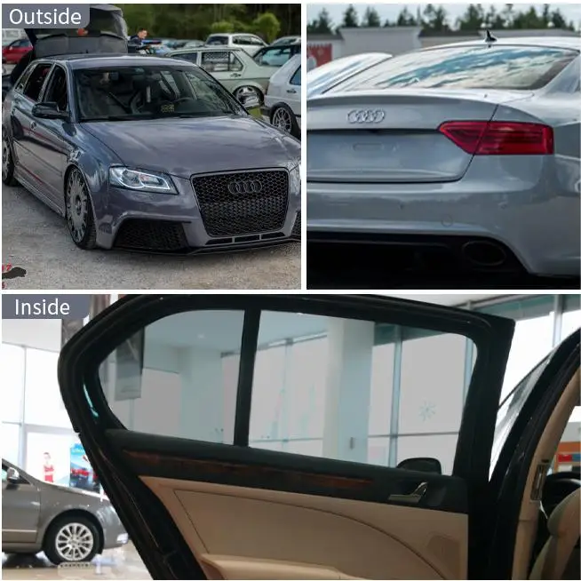 LIDA Car Glue Tint Film 10%-70%Vlt IR Factory price Solar car Tint Window Automotive Glue Tint Car Films