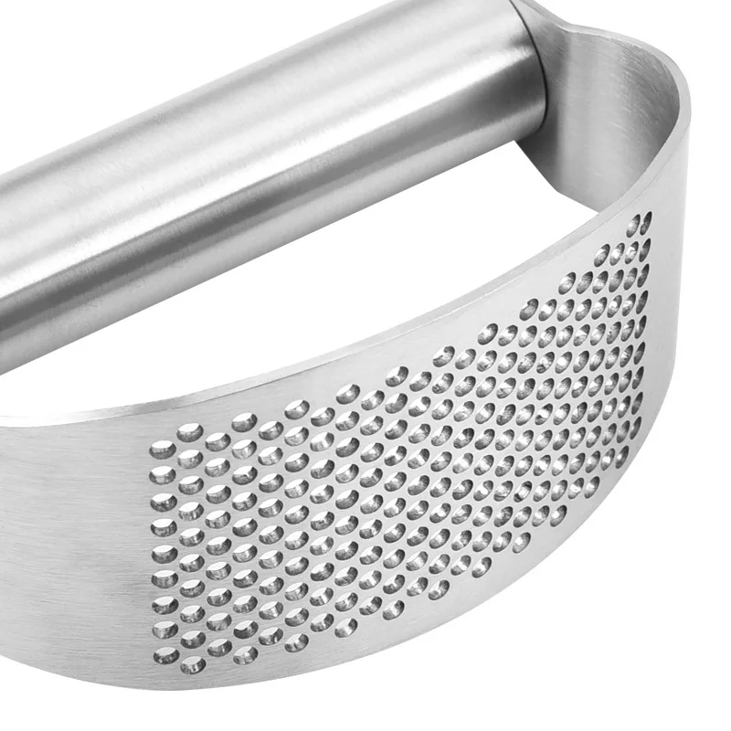 Wholesale Garlic Press Stainless Steel Household Garlic Crusher With Ergonomic Handle Garlic Machine