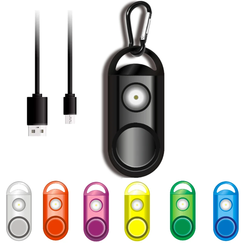 Amazon hot selling emergency self-defense security alarm keychain high decibel life sos buzzer alarm safety alarm