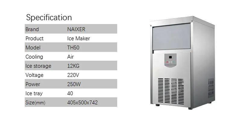 Automatic ice maker for home and commercial use