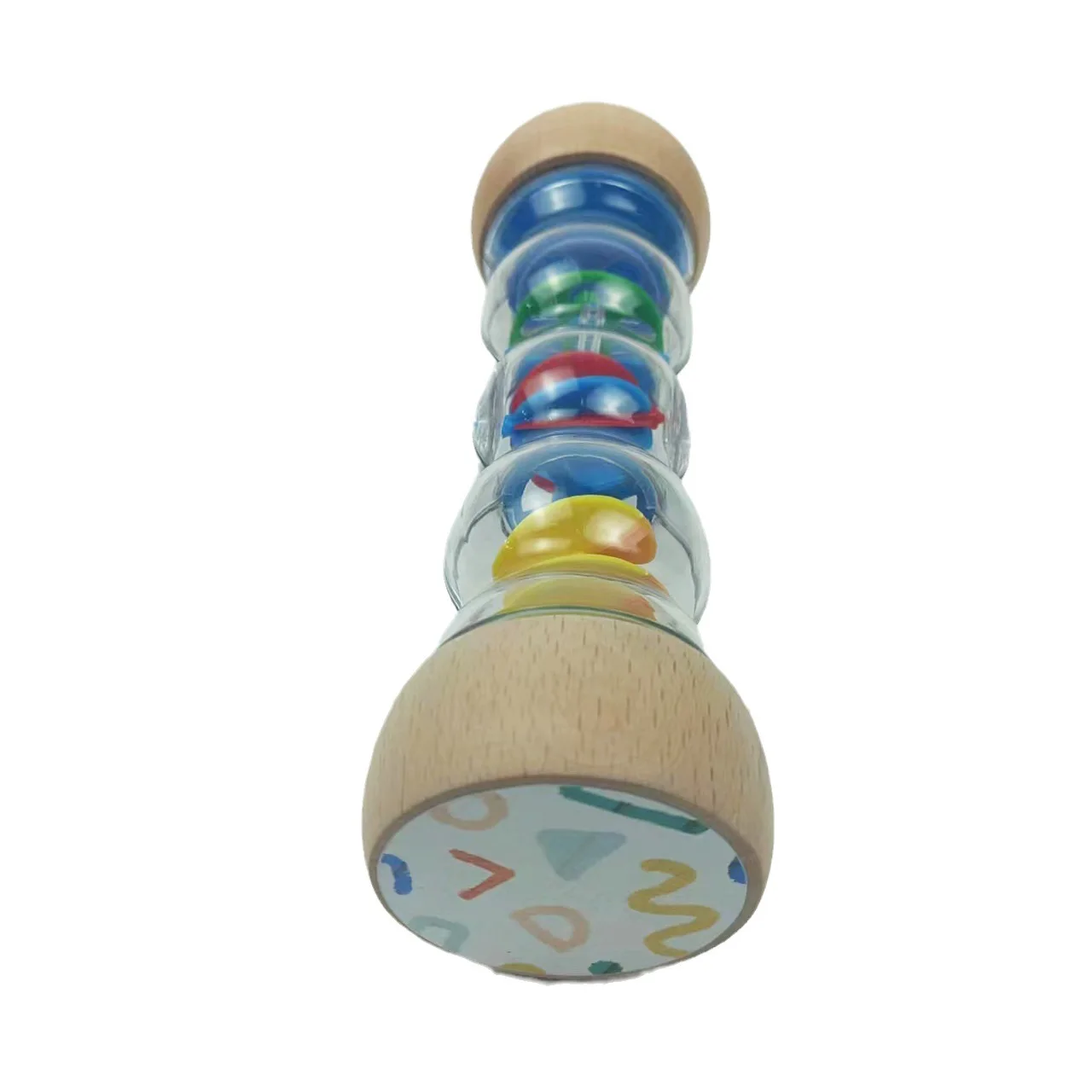 Rainmaker - Wooden Rain Stick Montessori Toy, Baby Rattle Shaker Sensory Developmental, Raindrops Musical Instrument Rain Sound.