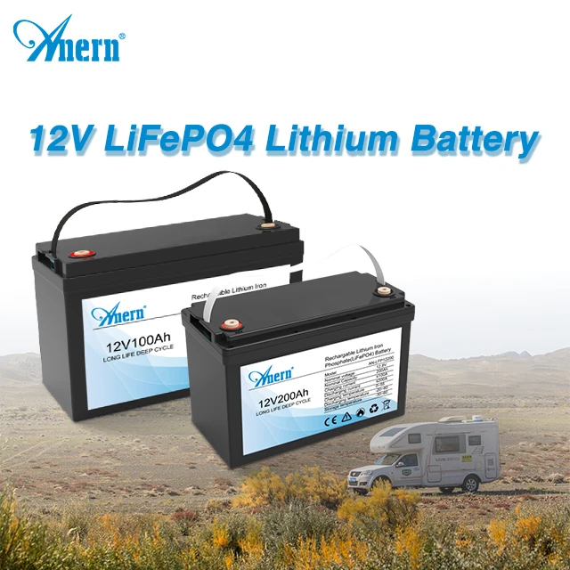 wholesale solar storage 12v 100ah 200ah lithium battery solar storage for system