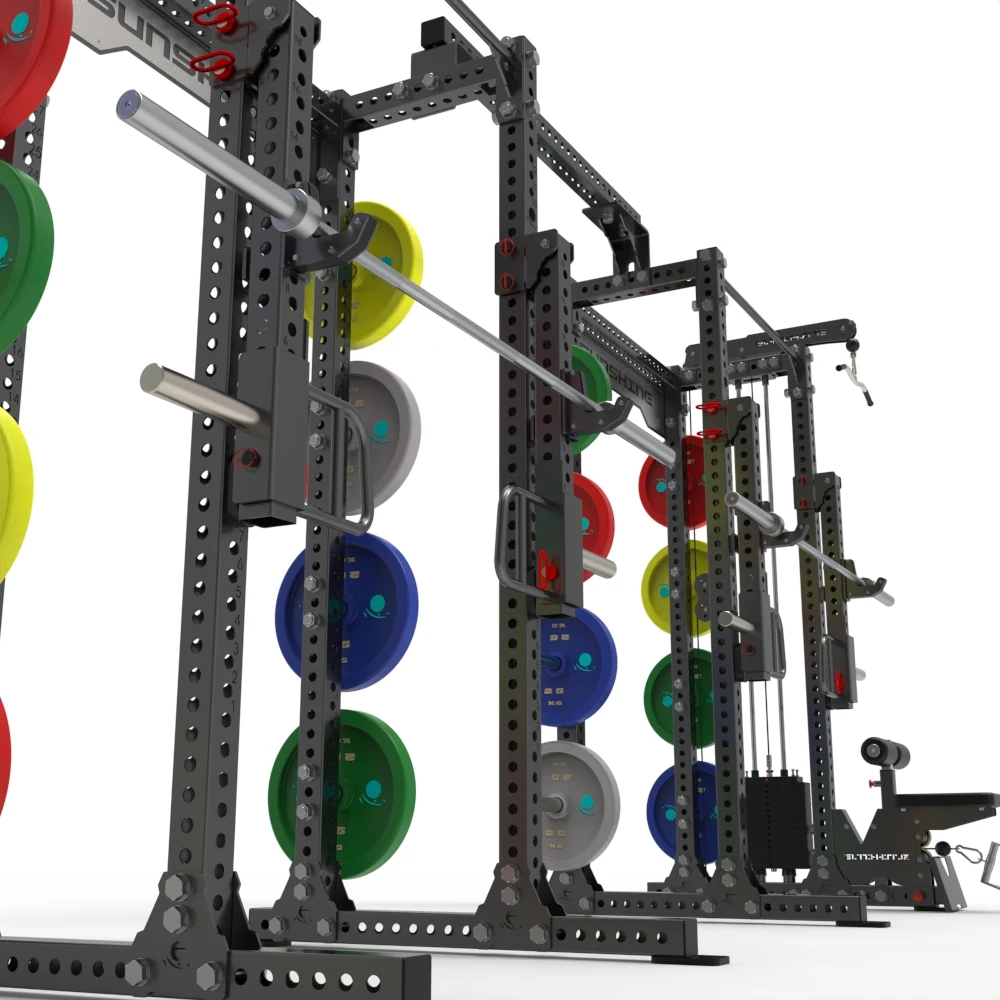 cable crossover machine multi functional gym equipment trainer high and low pulley Fitness rigs squat power rack cage